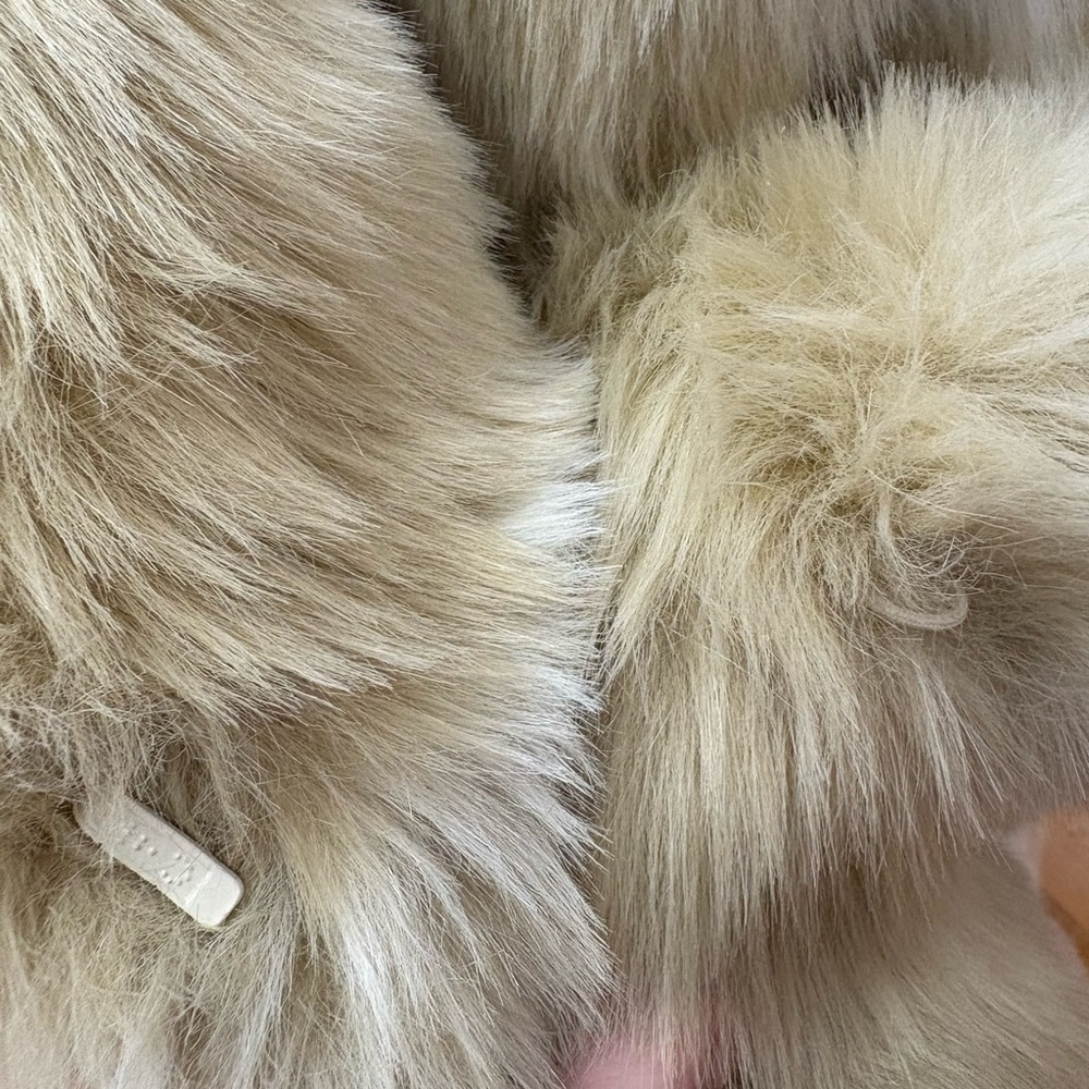Dennis Basso Full Length Faux Fur Coat Size 1X - Picture 6 of 9